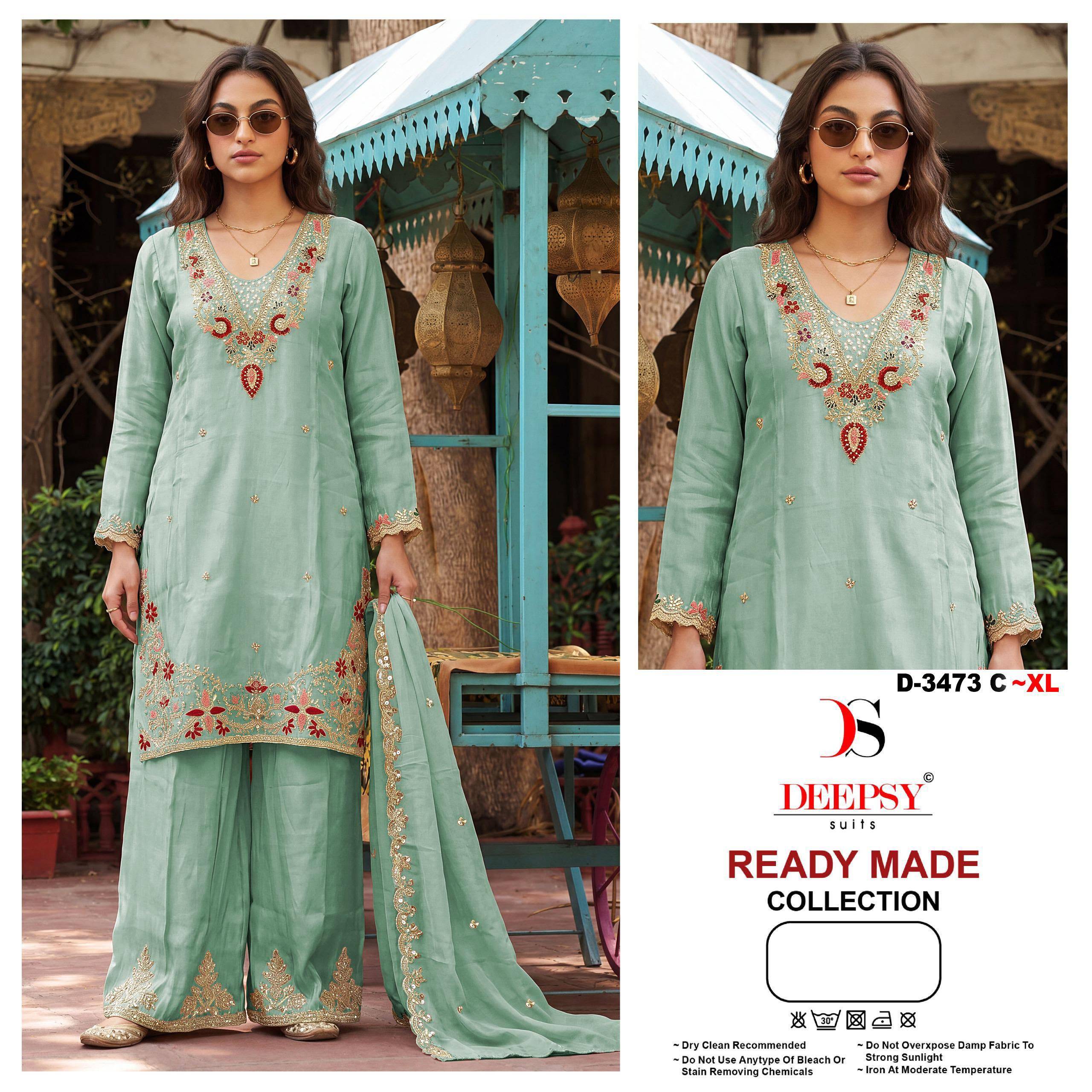 D-3473 SERIES BY DEEPSY SUITS Pakistani Suits Colorful Ethnic Wear Pure Viscouse Readymade Dresses At Wholesale